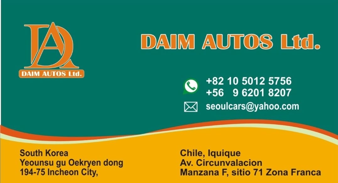 DAIM AUTOS Ltd. Business Card